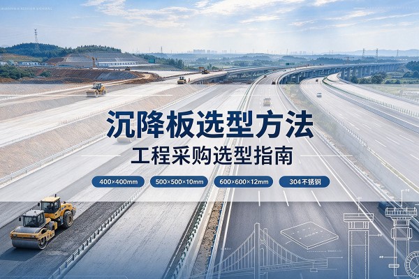 即墨沉降板选择方法