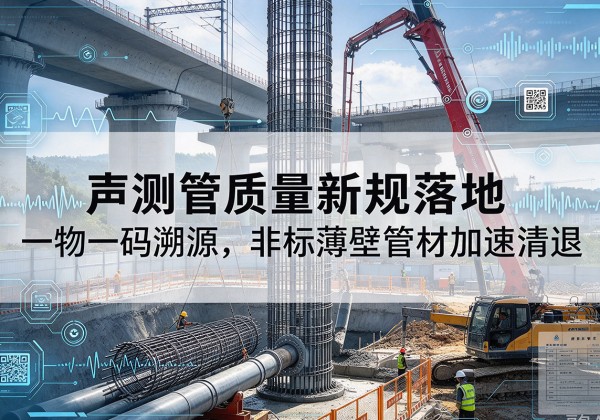 即墨声测管质量新规落地，一物一码溯源，非标薄壁管材加速清退